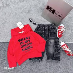 hoodies+baggy 2pcs set