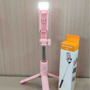 selfie stick with fill light